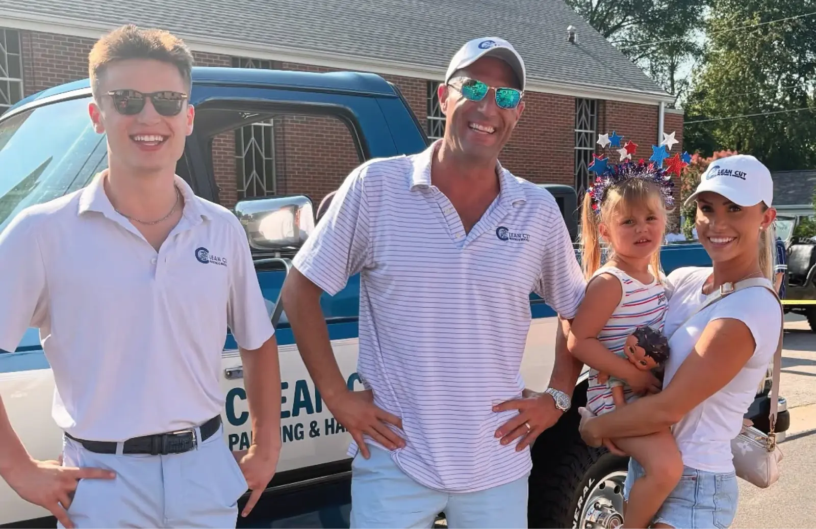 Expert painters at work in a Springfield home